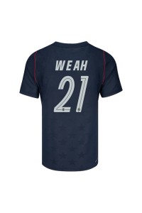Yhdysvallat Timothy Weah #21 Jalkapallovaatteet Vieraspaita MM-kisat 2026 Lyhythihainen